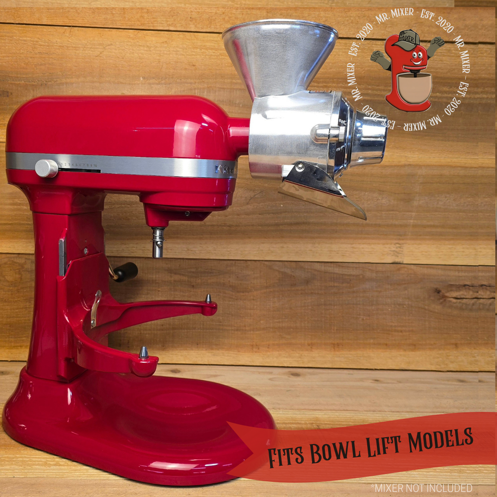 【直接引取限定】Charge Mixer カスタム Grain Mill Attachment (Stainless Steel) — Mr. Mixer